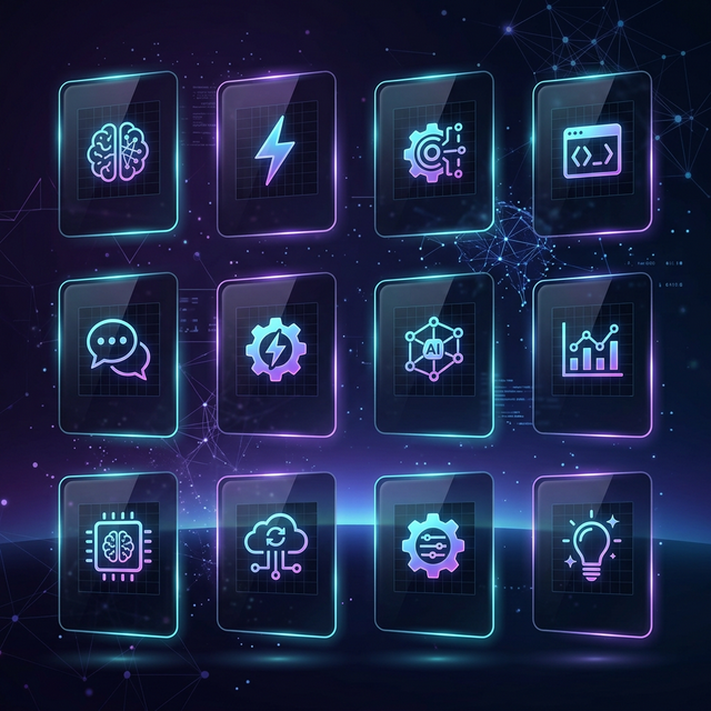 AI Skills grid showing various capabilities